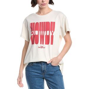 Girl Dangerous Womens Howdy T-Shirt, Beige